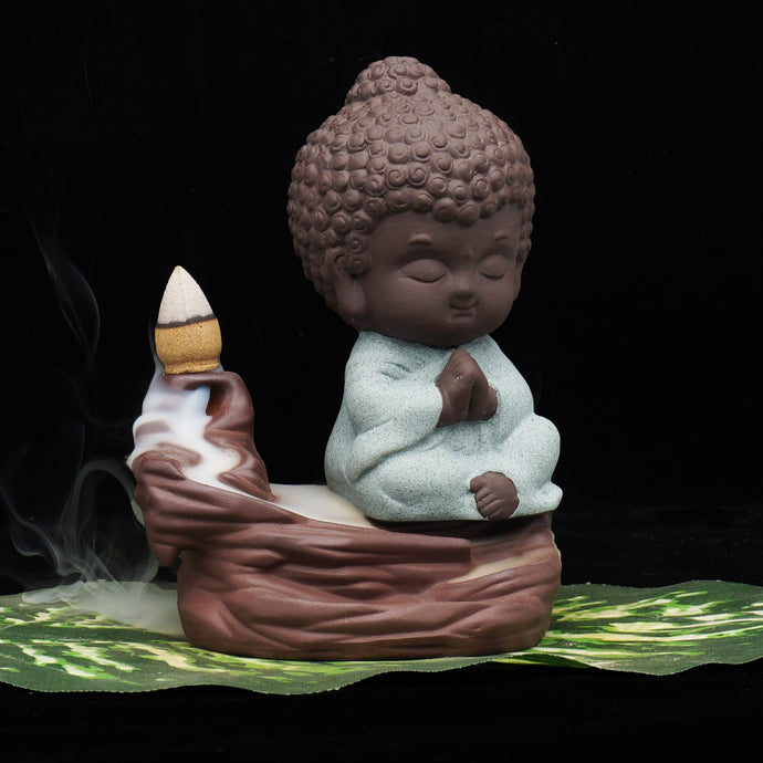 Little Monk with Incense Burner