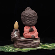 Load image into Gallery viewer, Little Monk with Incense Burner